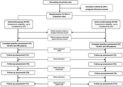 A personalized intervention to prevent depression in primary care based on risk predictive algorithms and decision support systems: protocol of the e-predictD study
